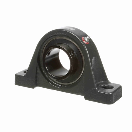 Browning Mounted Cast Iron Two Bolt Pillow Block Ball Bearing, 52100 Bearing Steel, Setscrew Lock VPS-235 AH